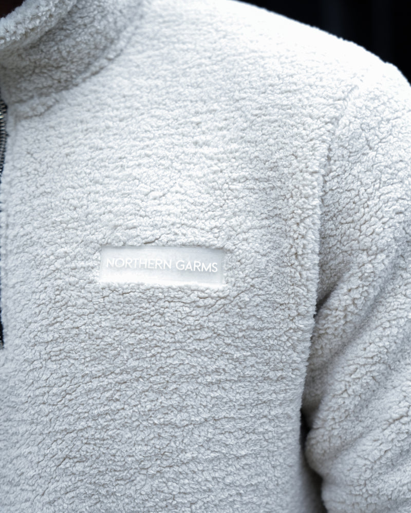 HERRON SHERPA SWEATER - STONE