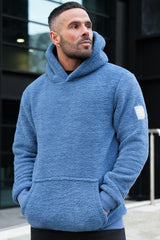 LEVAN SHERPA HOODIE - SPACE