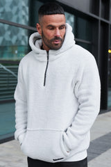 OLSEN SHERPA HOODIE - ICE