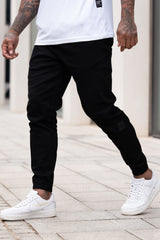 HEDDON TROUSERS - BLACK