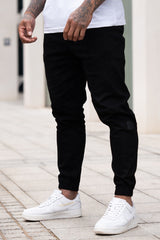 HEDDON TROUSERS - BLACK