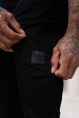 HEDDON TROUSERS - BLACK