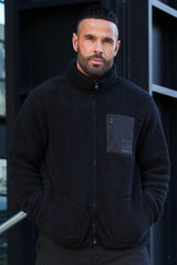 YUKON SHERPA JACKET - BLACK