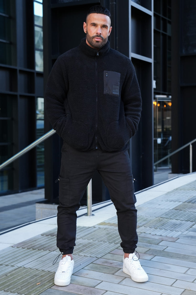 YUKON SHERPA JACKET - BLACK