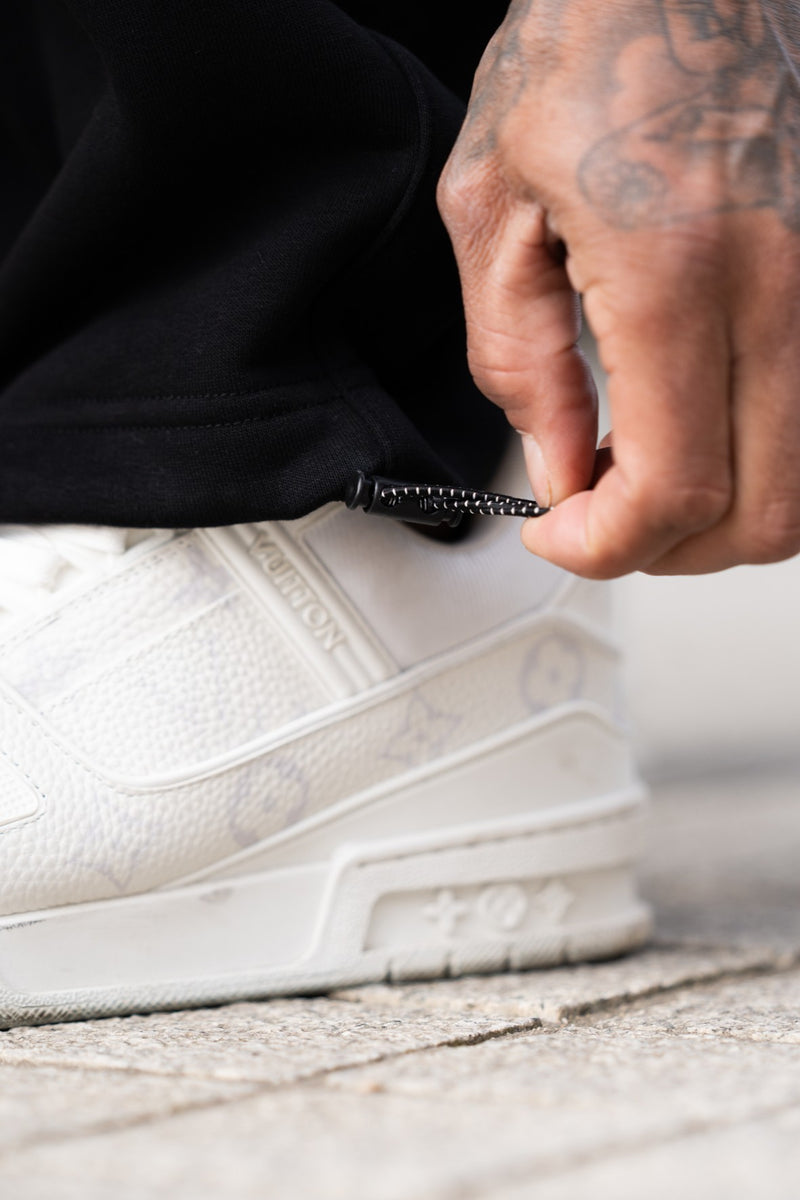 SOWN CARGO JOGGERS - BLACK