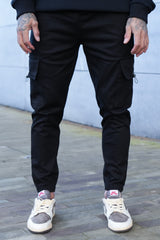 SPIRIT CARGO TROUSERS - BLACK