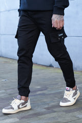 SPIRIT CARGO TROUSERS - BLACK