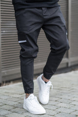 ALKEN CARGO TROUSERS - BLACK