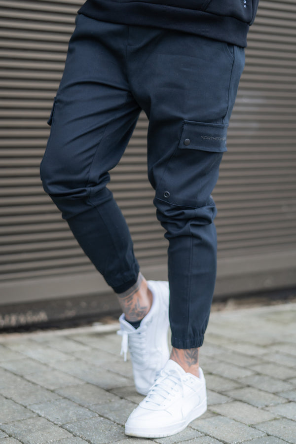 CASSON CARGO TROUSERS - NAVY