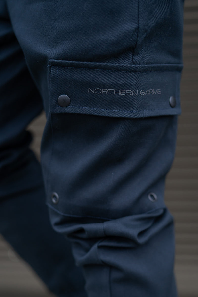 CASSON CARGO TROUSERS - NAVY