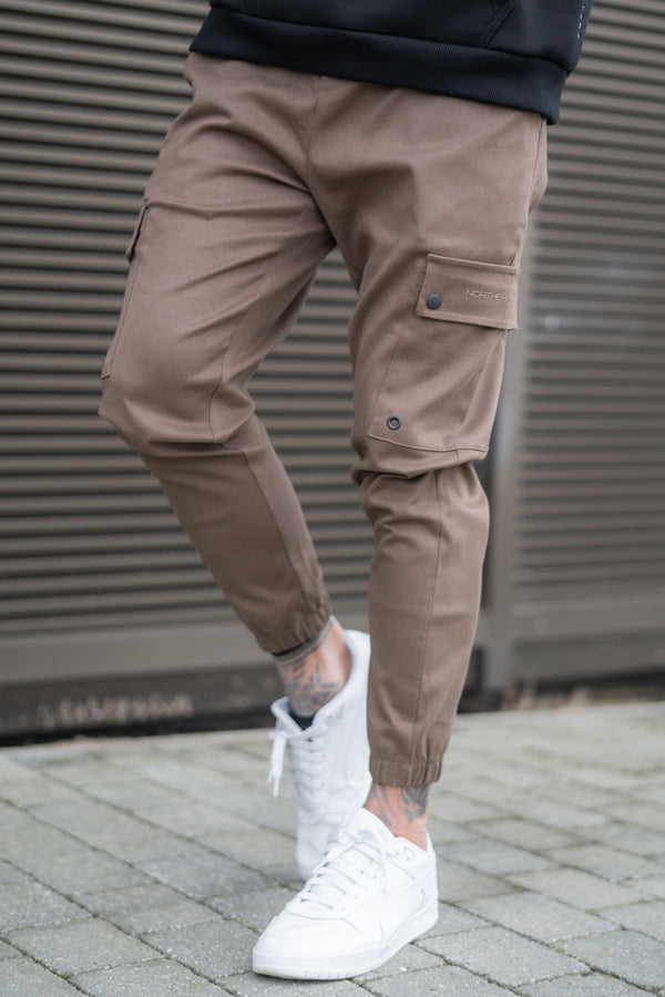 CASSON CARGO TROUSERS - BROWN