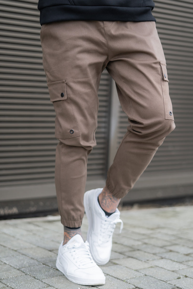 CASSON CARGO TROUSERS - BROWN