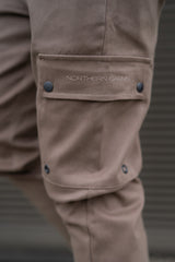 CASSON CARGO TROUSERS - BROWN