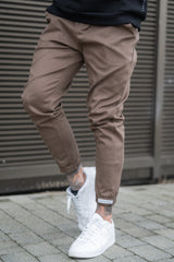 CYRUS TROUSERS - BROWN