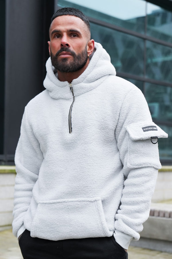 FRISCO SHERPA HOODIE - ICE