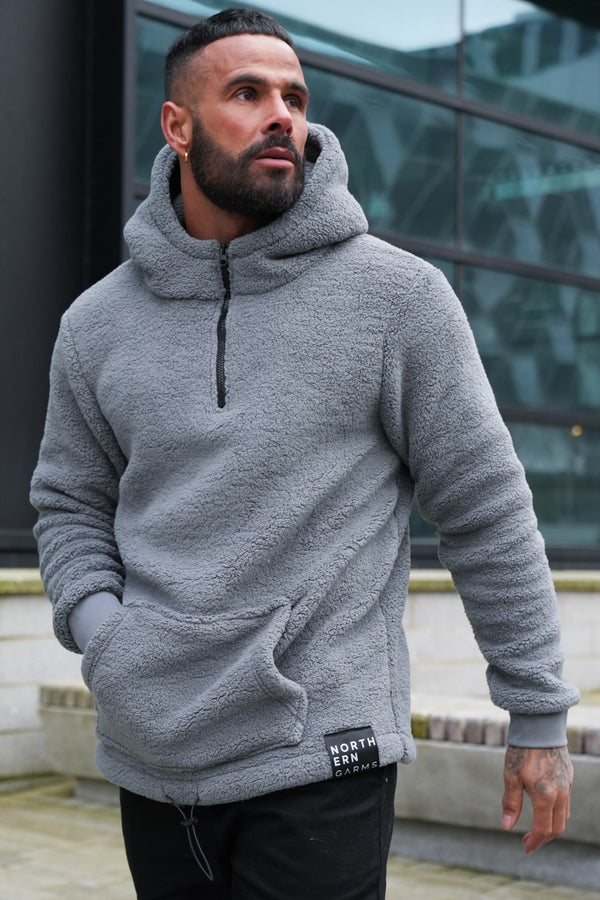 VIPER SHERPA HOODIE - STEEL