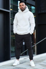 GASPER SHERPA HOODIE - ICE