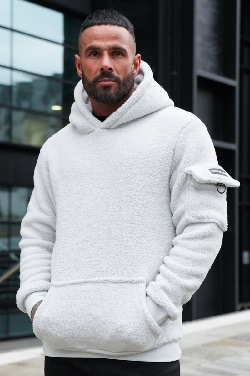 JENSEN SHERPA HOODIE - ICE