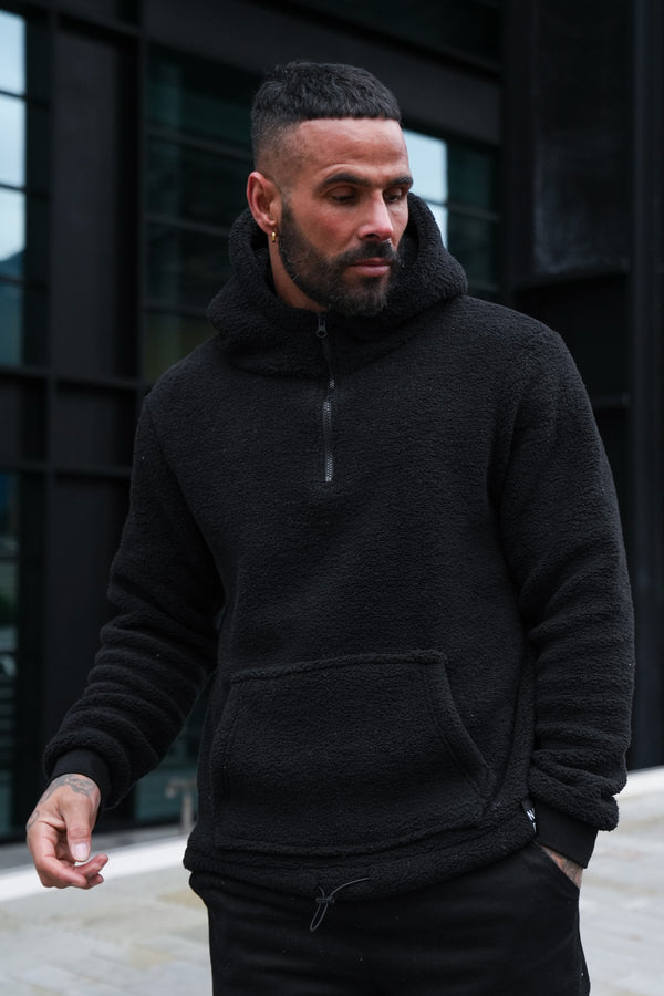 VIPER SHERPA HOODIE - BLACK