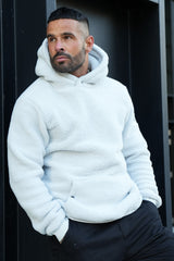 GASPER SHERPA HOODIE - ICE