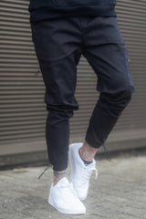 ORMOND CARGO TROUSERS - BLACK