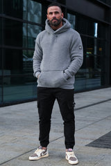 FORCE SHERPA HOODIE - STEEL