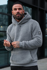 FORCE SHERPA HOODIE - STEEL