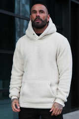 VARID SHERPA HOODIE - STONE