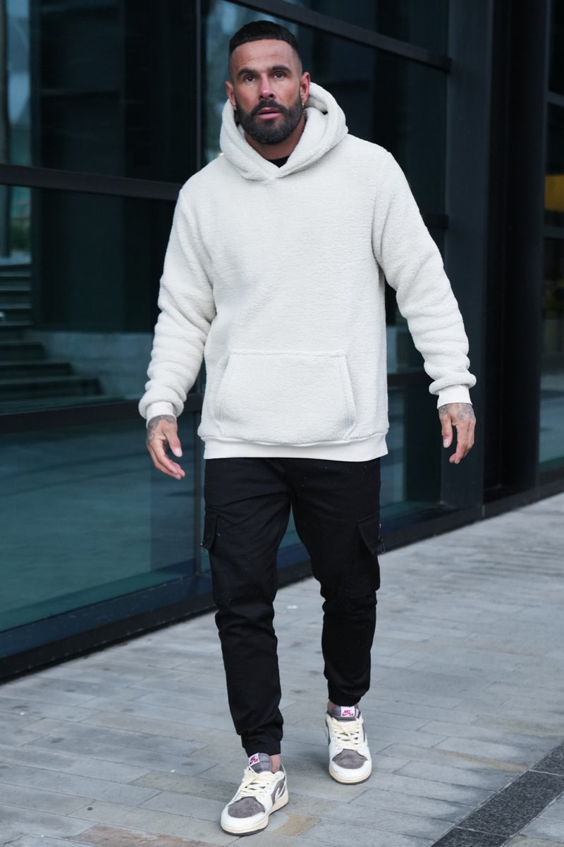 VISTA SHERPA HOODIE - STONE