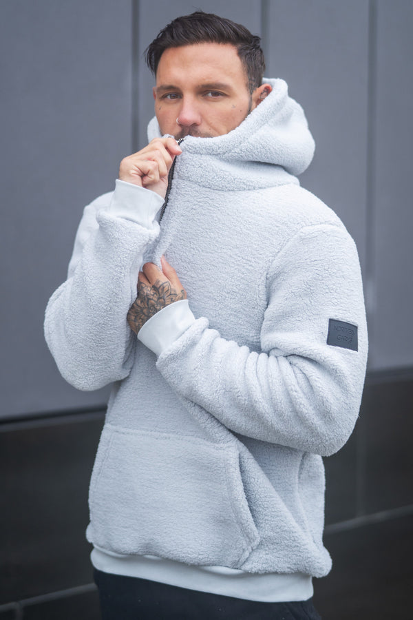 HAINES SHERPA HOODIE - ICE