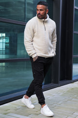 FORGE SHERPA SWEATER - STONE